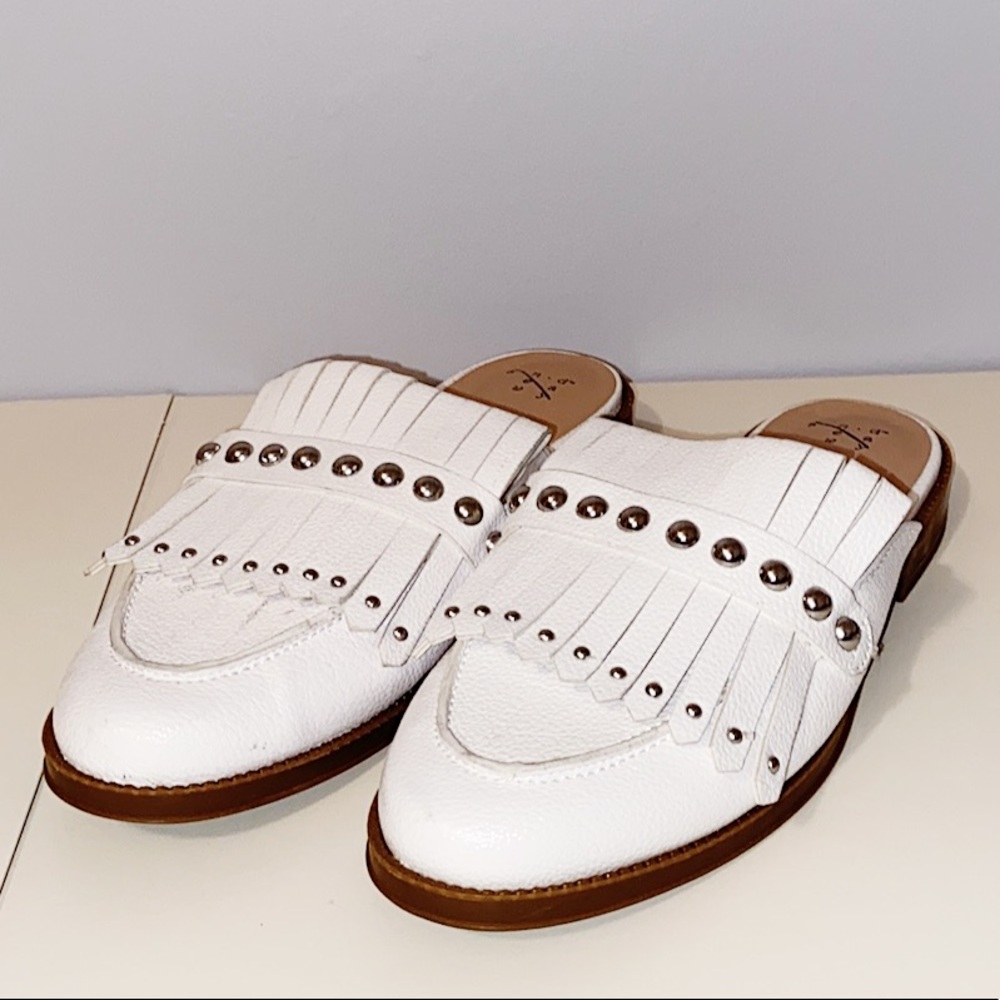 A New Day White Slip Ons